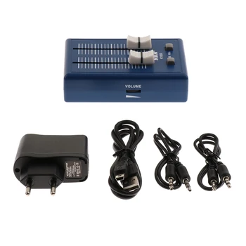 

Portable Headphone Amplfier Audio Stereo Earset Amp for PC Laptop