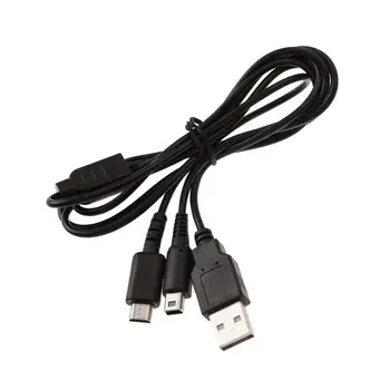 

2 in 1 Dual Connection USB Data Charging Cable for NintendoDS Lite+ for NEW 3DS 3DSLL 3DSXLNDSI