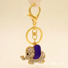 Популярная сумка в Корейском стиле для девочек, подвеска, покрытая стразами, масляный Слон-брелок Taobao,, подвесное украшение Fa