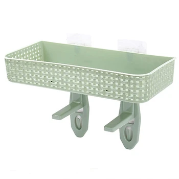 

Plastic Bathroom Toilet Bowl Sundries Organizer Storage Rack Wall Hanging Shelf Space Saver