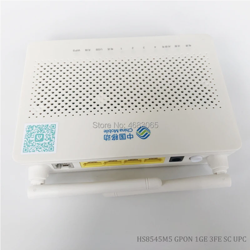 Оригинальный Новый Hua wei HS8545M5 wifi gpon onu ONT 1GE + 3FE VOICE WIFI USB Английский firmwarem модем FTTH