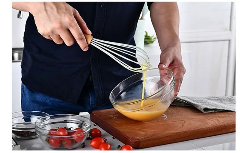 11 стиль зеленый силиконовый набор кухонной утвари деревянная ручка Антипригарная посуда инструменты для приготовления пищи термостойкая суповая ложка шпатель