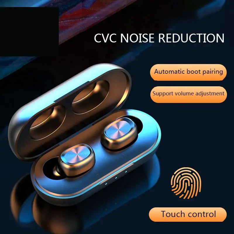 3D Stereo Wireless Bluetooth Earphone Sports stereo Earphones Wireless earpiece for Xiaomi Huawei Touch Bluetooth Earbuds