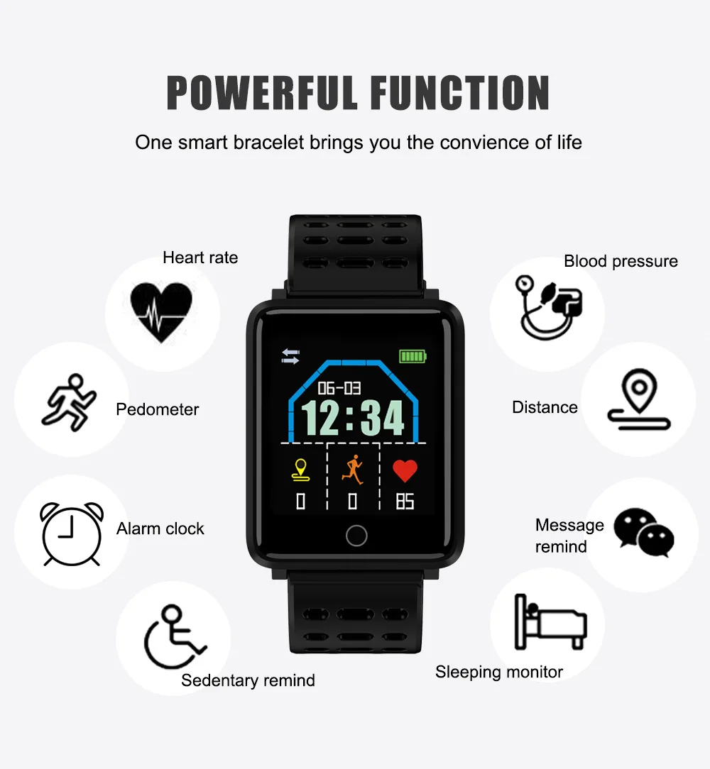 Смарт-браслет, монитор тонометр танометры для измерения артериального давления танометр на запястье кровяного давления, спортивные часы для мужчин и женщин, фитнес-трекер, шагомер, пульсометр