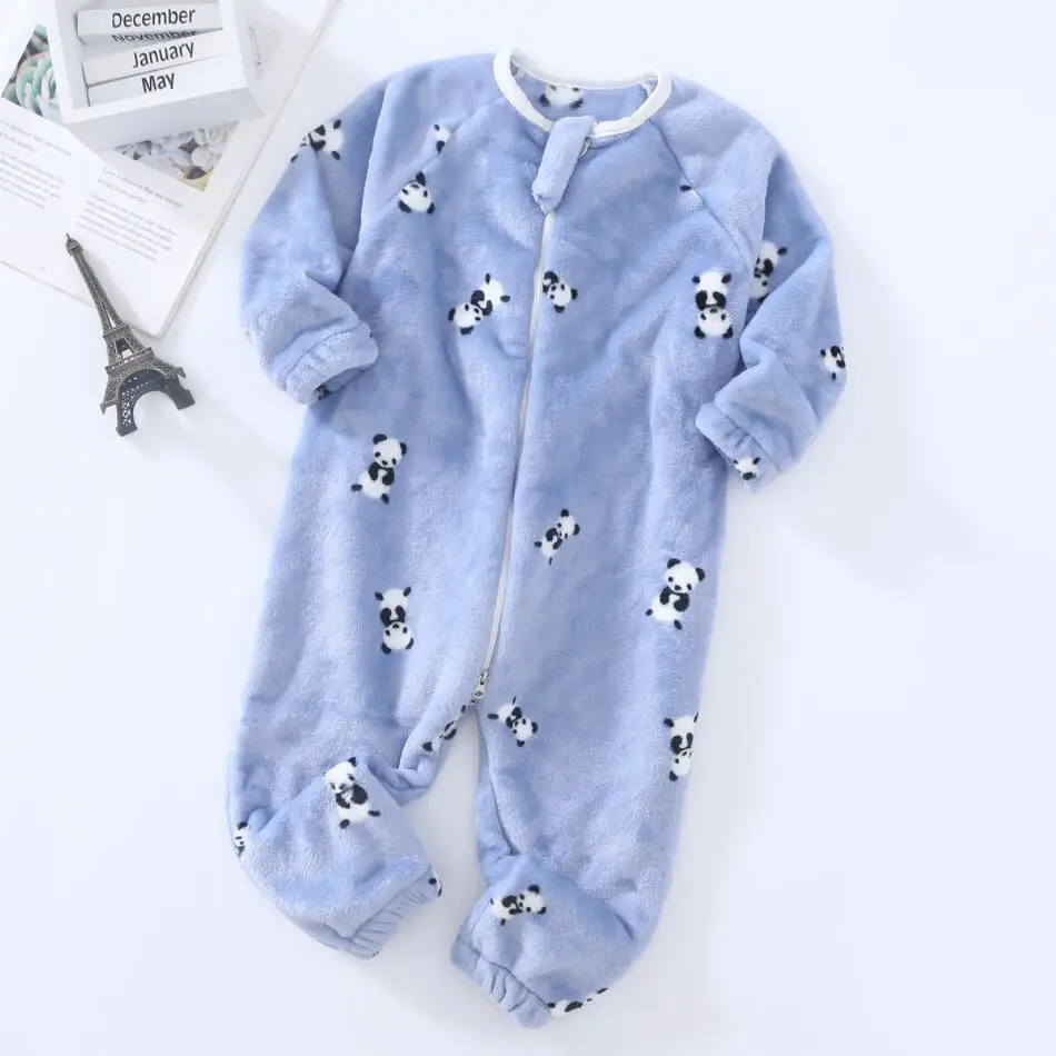 adonna nightgowns	 Baby Pajamas For Boys Girls Thick Warm Pajama Autumn Children Flannel Onesies Jumpsuits Winter Kids Cartoon Blanket Sleepwear baby girl nightgowns