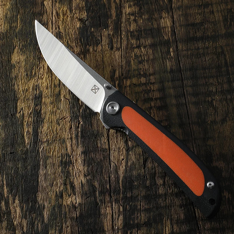 Orange Yon Xanadu EDC тактический нож 14C28N лезвие два цвета G10 ручка карманный нож Открытый Отдых защита охотничьи ножи инструменты YX-636 - Цвет: Orange