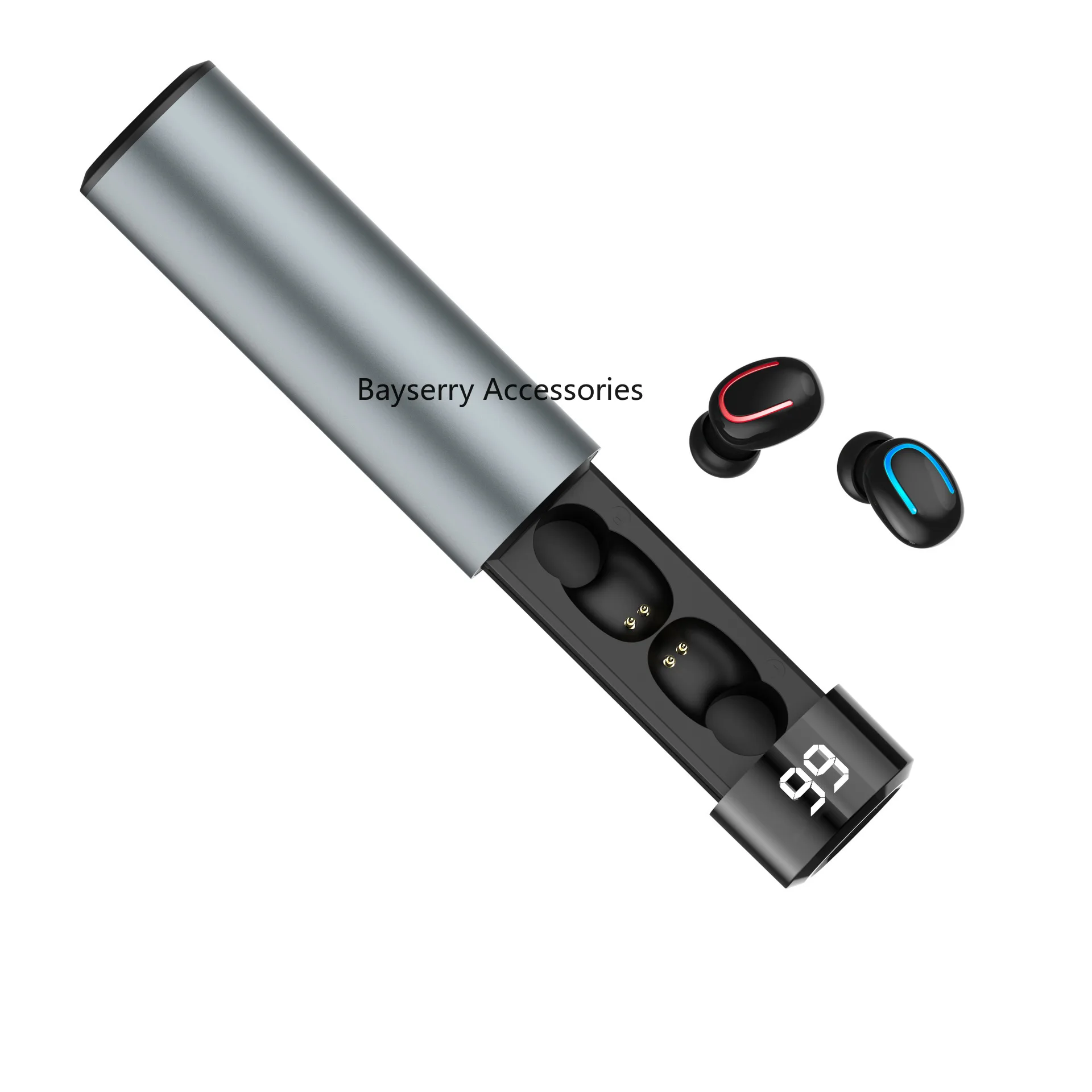 Q67 наушники-вкладыши TWS с Беспроводной наушники Bluetooth 5 0 металлические тянуть