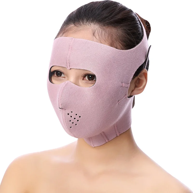 

3D V Face Slimming Mask Massage Relaxtion Facial Slim Up Belt Lifting Chin Thin Cheek Face Bandage Beauty Face Lift Tools
