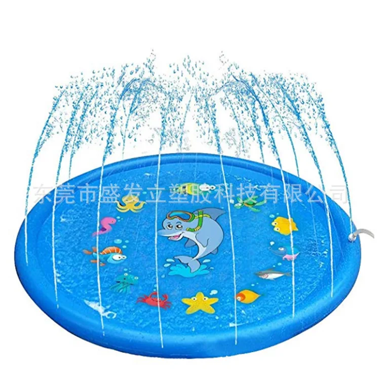 

Children Outdoor Inflatable Water Spouting Pad Summer Kids Game Mat PVC Water Spouting wan ju dian Play with Water Pad