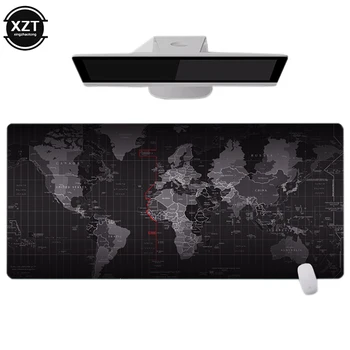 

World Map Mouse Pad Gaming Large Mousepad Gamer Big Computer Mouse Mat Office Desk Mat Keyboard Pad Mause Pad for Game