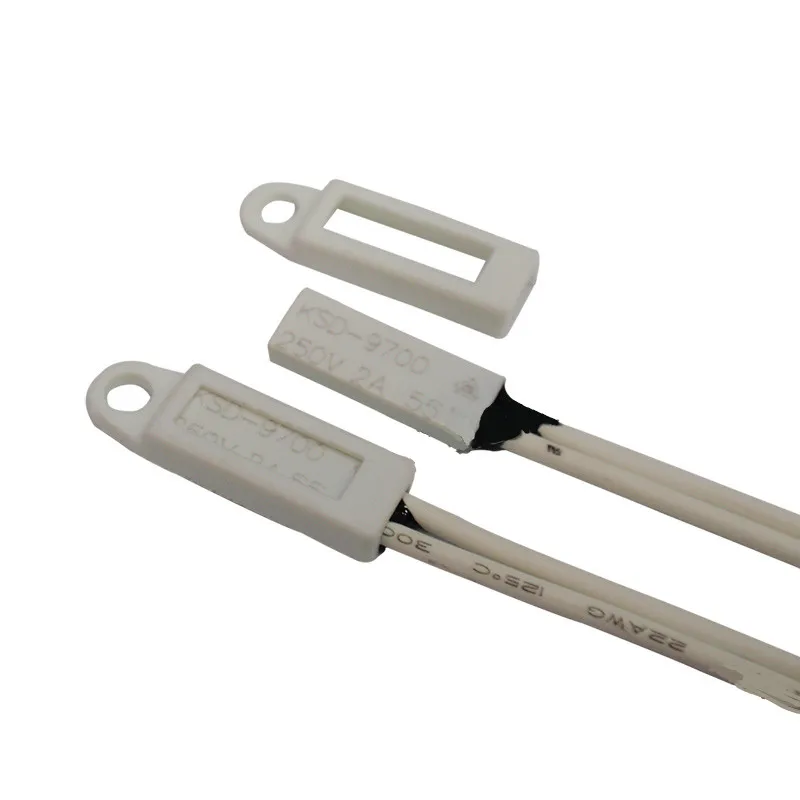 10 pcs Tb02/Ksd9700 Small Volume Thermal Protector 60 Degrees Normally Closed 2a250v Switch Thermostat | Обустройство дома