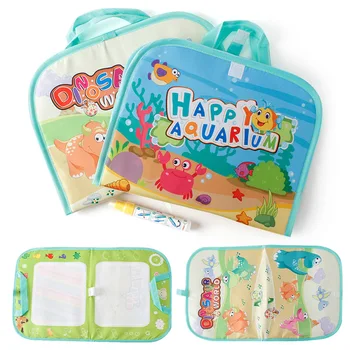 

Magic Water Drawing Book Coloring Doodle Magic Pen Reusable Drawing Toys Early Education for Kids Birthday Gift