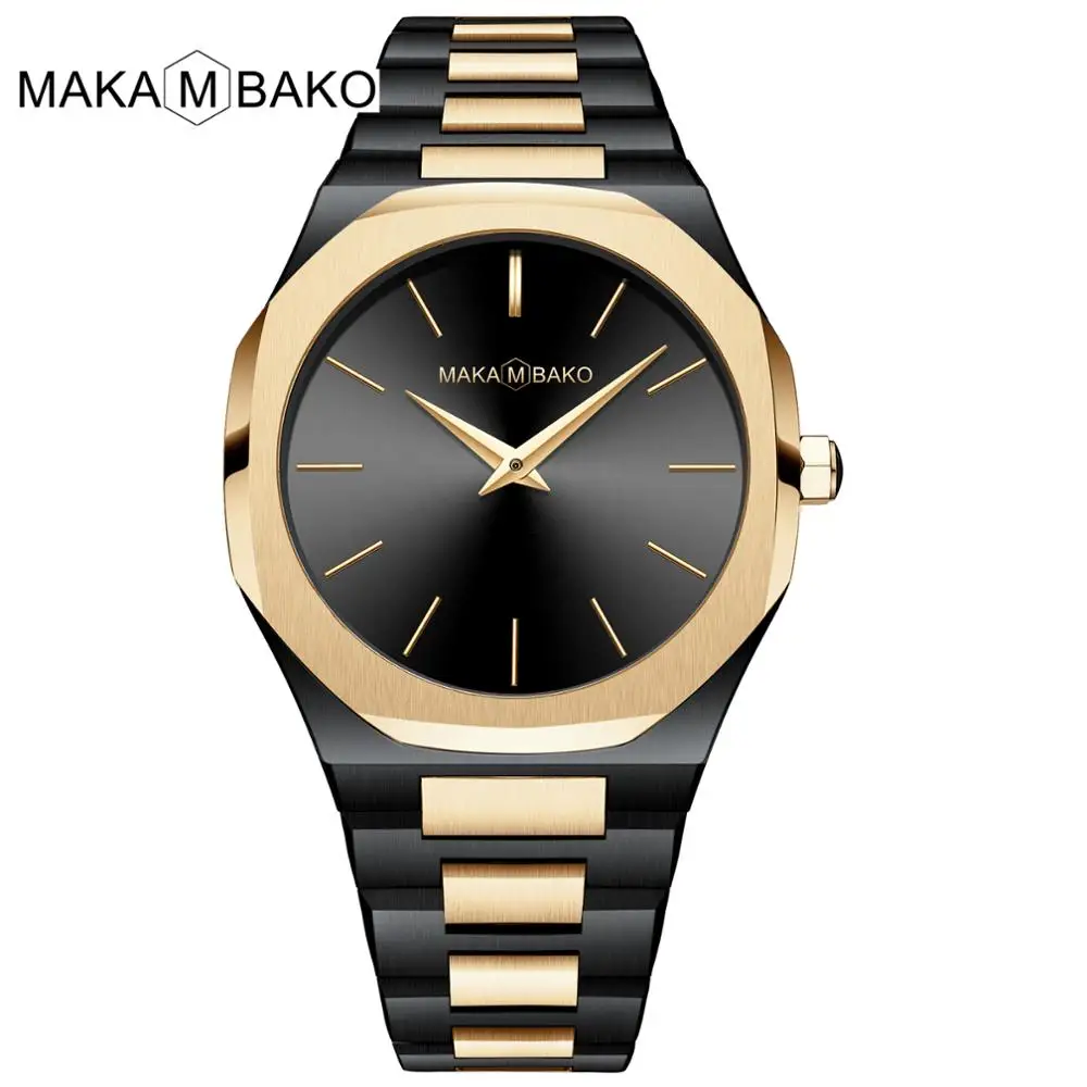 Japan Movement Waterproof Brand New Arrival Rose Gold Black Ladies Wrist Watches For Woman Wristwatches - Цвет: M5014-H2