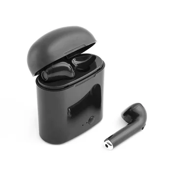 

TWS Earphones with PCC Case i7 Bluetooth Earpieces Earbuds True Wireless Headset for IOS Android Phones iPhone Samsung Huawei