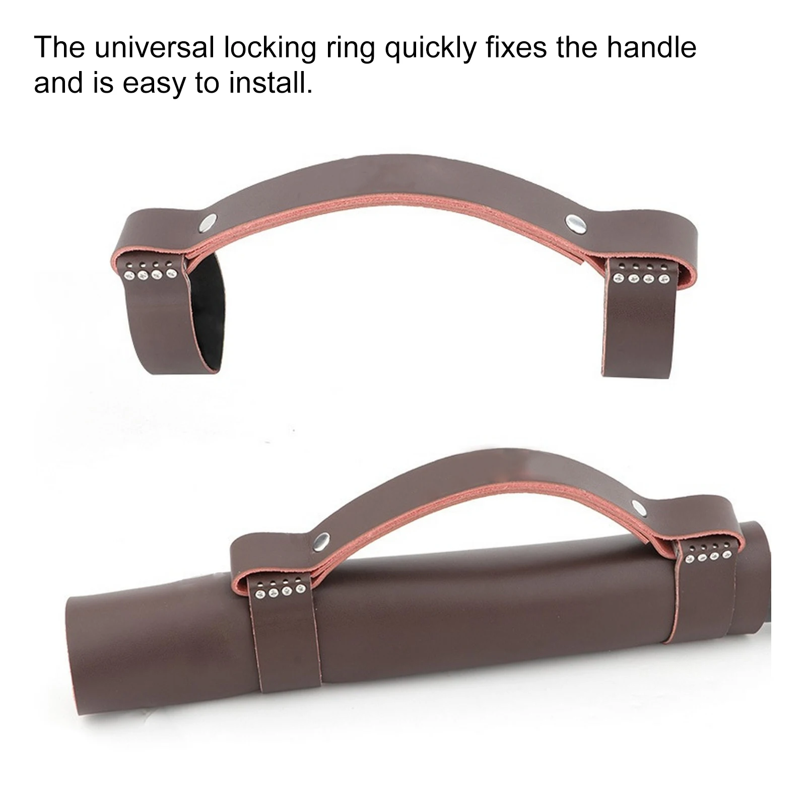 

Folding Bicycle Handle Leather Durable Vintage Portable MTB Bike Carry Tools Bike Frame Protector Cover Bicycle Accessories