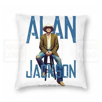 

Hot Design Rare Alan Jackson The Tour 2020 Logo On Unisex Black Pillow case M 3Xl Women Men