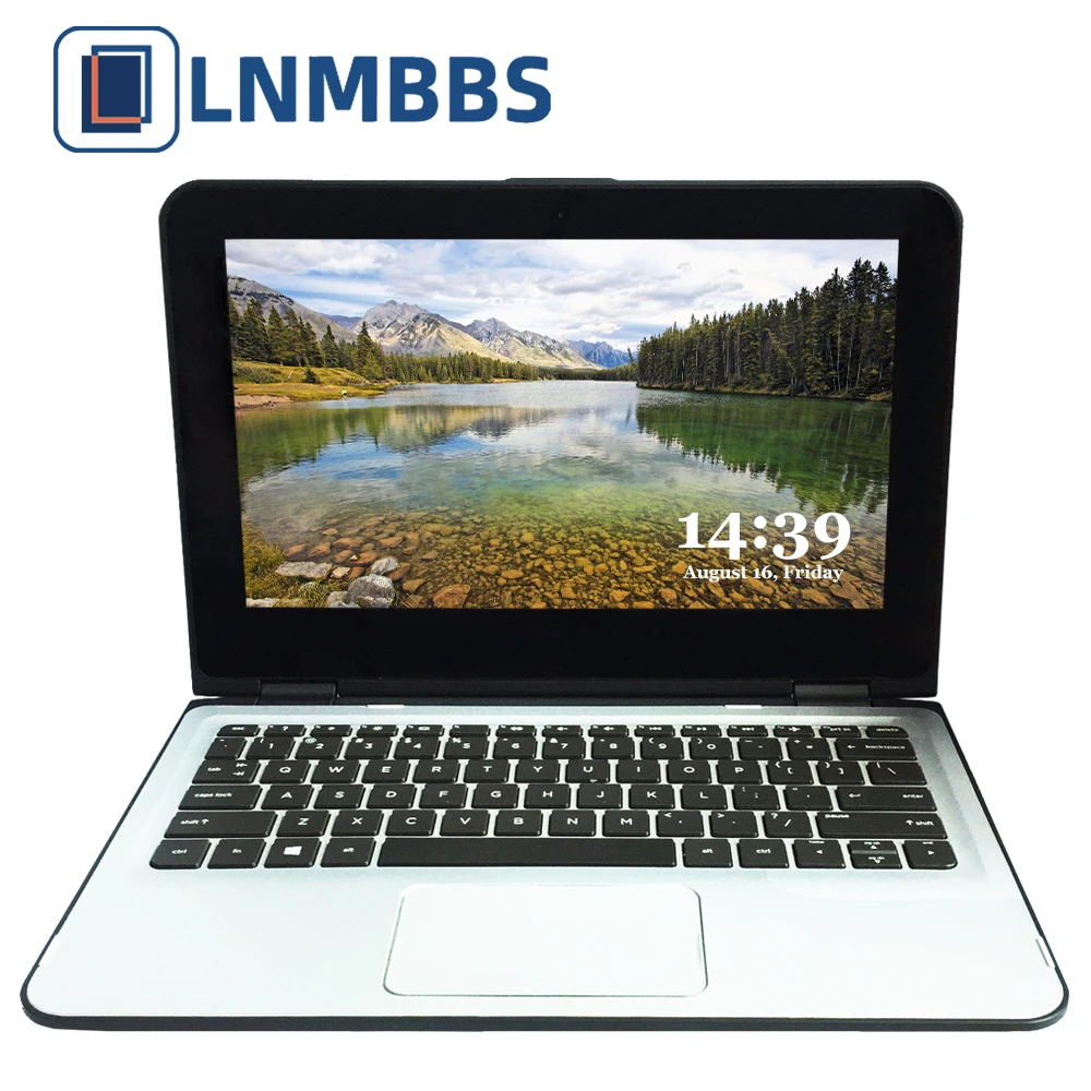 LNMBBS X36 сенсорный экран ноутбук 11 6 дюймов 4 Гб ОЗУ 120 ГБ SSD окно 10 1366*768
