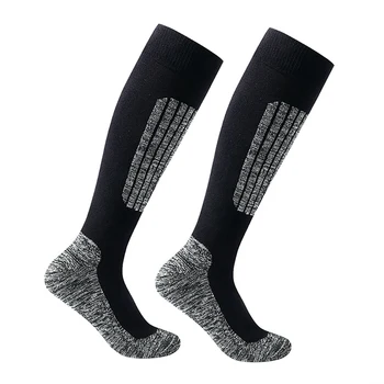 

1pair Men Women Winter Sport Mountaineering Soft Thick Skating Breathable Skiing Socks Sports Outdoor Hiking Non Slip Warm Long