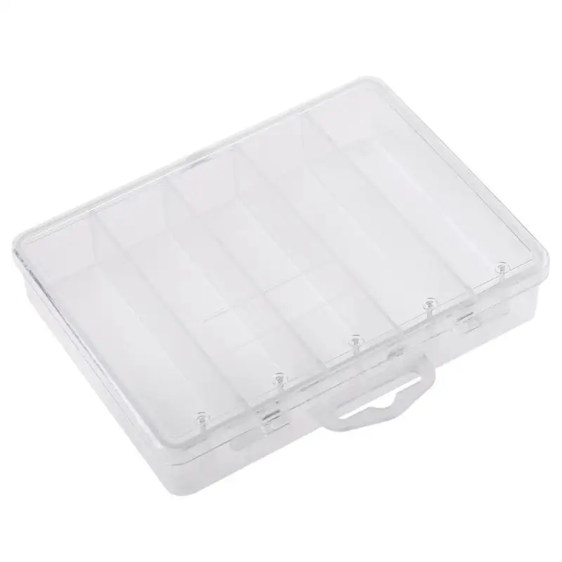 

5 Grids Fishing Tackle Boxes Storage Case Holder Fish Lure Bait Hooks Case