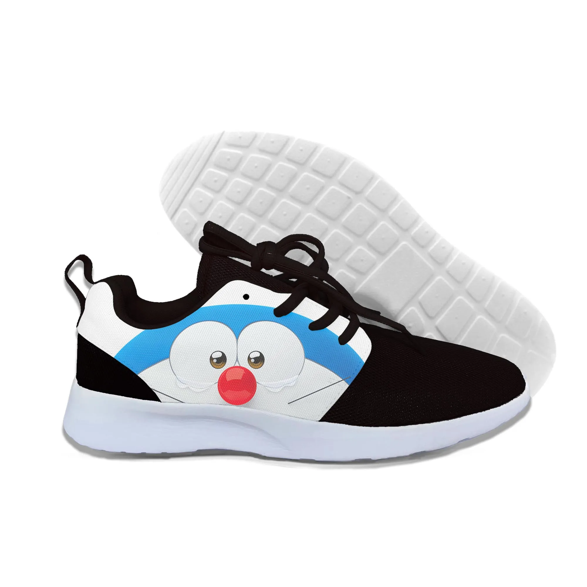 Спортивная обувь, кроссовки,, Doraemon, высокое качество, Harajuku, 3D печать, Doraemons, для бега, ходьбы, мужская обувь для спортзала - Цвет: Doraemon 2