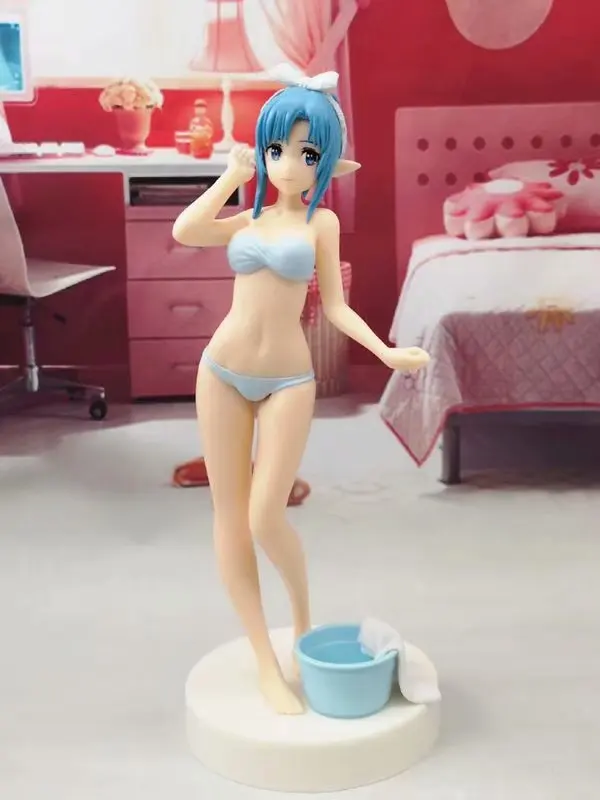 Fate/дополнительный последний Encore Saber fate/Grand Order Tohsaka Rin Nero Saber Yuuki Asuna Asada Shino сексуальный купальник Ver ПВХ фигурка