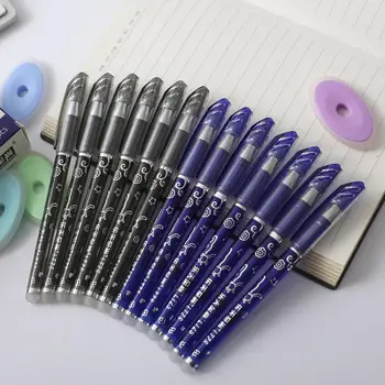

1pcs Erasable Gel Pen Blue Ink 0.5mm Washable Handle Cute Pen For School Pens Rods Writing Refill Tools Kawaii Stationery T8D8
