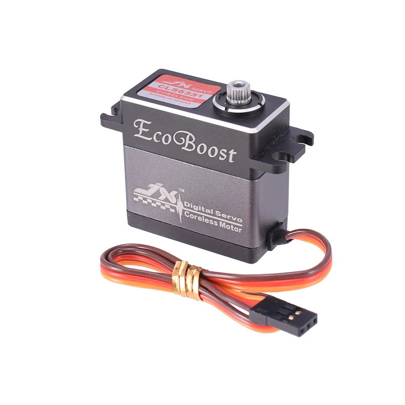 JX Servo CLS6331 30 кг большой крутящий момент высокого напряжения CNC алюминиевый корпус металлический редуктор без сердечника цифровой сервопривод для радиоуправляемого вертолета