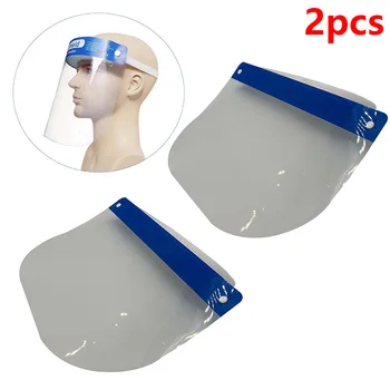 

2PCS Double-Sided Transparent Anti-Fog Face Shield Protective Film Splash-proof Dust Protect Face Covering Mask