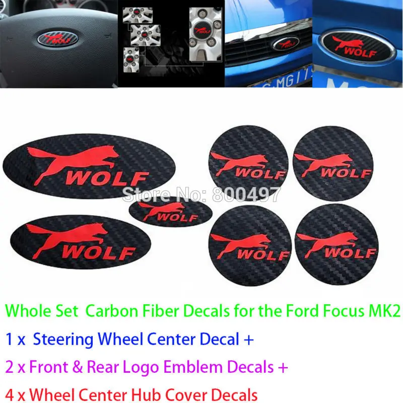 Ford Focus RS emblem badge front or rear OEM new