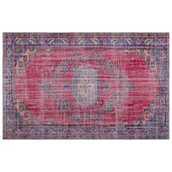 

Handmade Natural Vintage Turkish Area Rug 195x292 Cm-6'5''X9'7''