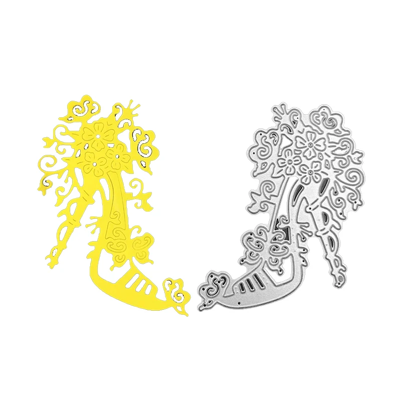 

Julyarts High-heeled Shoes Metal Cutting Dies for Scrapbooking New 2021 Decoration Scrapbooking Album Paper Card Craft Embossing