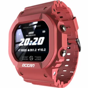 

Ocean Smart Watch Men Fitness Tracker Blood Pressure Message Push Heart Rate Fitness Tracker Multifunctional Sports Watch