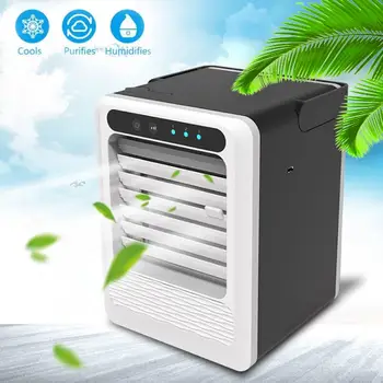

Portable Mini Home 3 Gear USB Air Conditioning Cooler Humidifier Cooling Fan