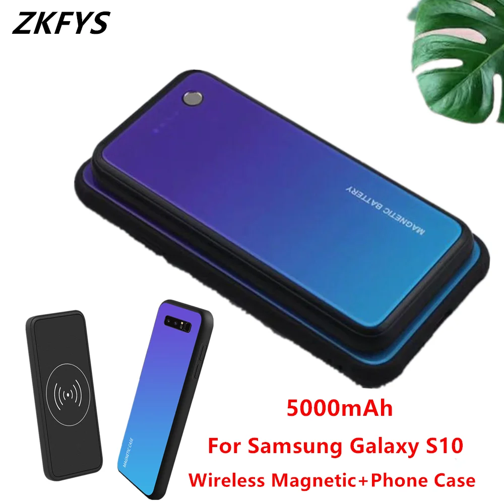 Чехол с функцией быстрой зарядки для Samsung Galaxy S10 5000 мАч|Чехлы аккумулятором| |