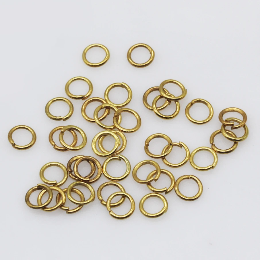 Versatile Mixed Metal Split Jump Rings