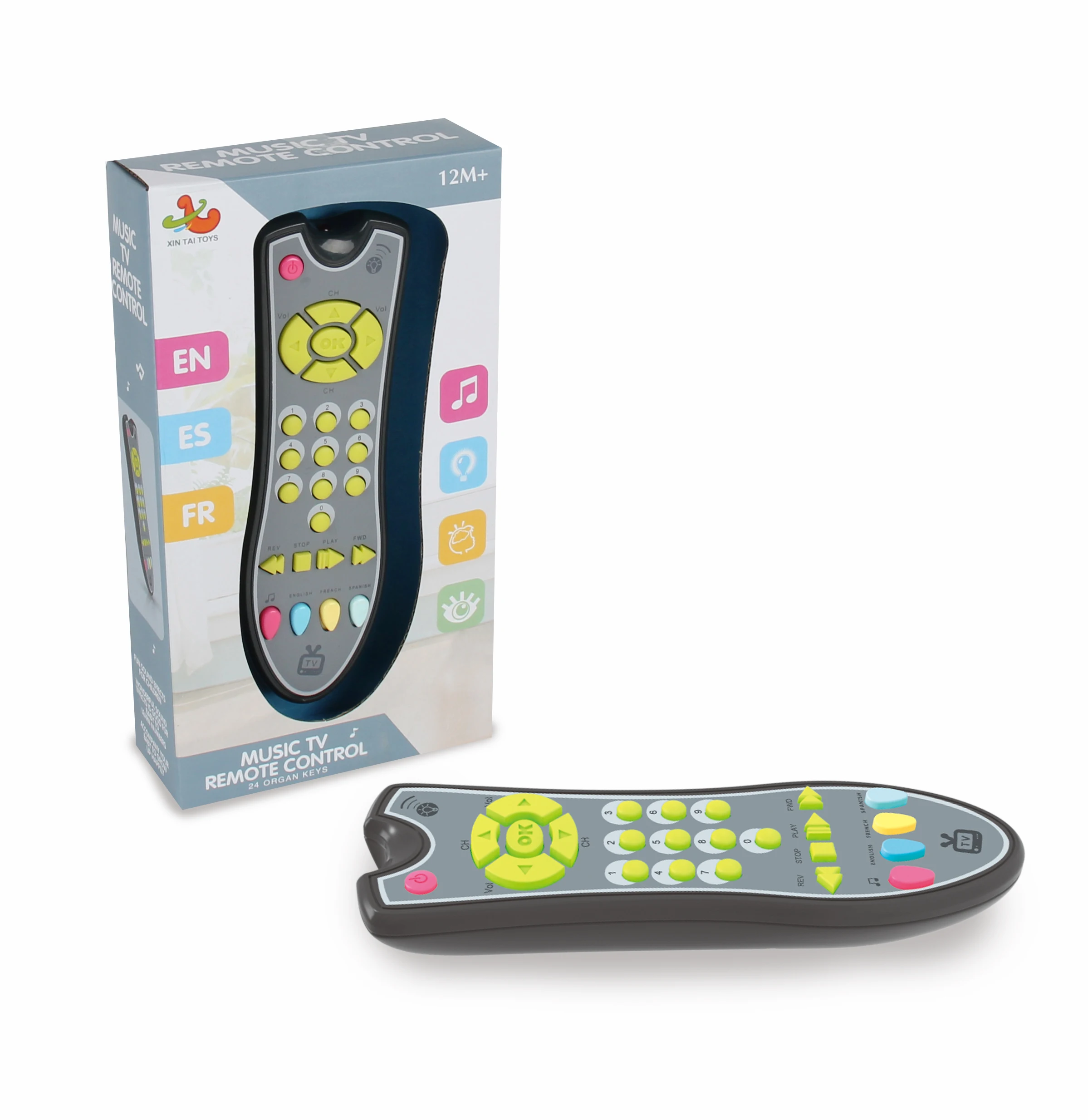 

Baby Toy Music Mobile Phone TV Remote Control Car Key Early Educational Toys Electric Numbers Learning Machine Gifts For Newborn