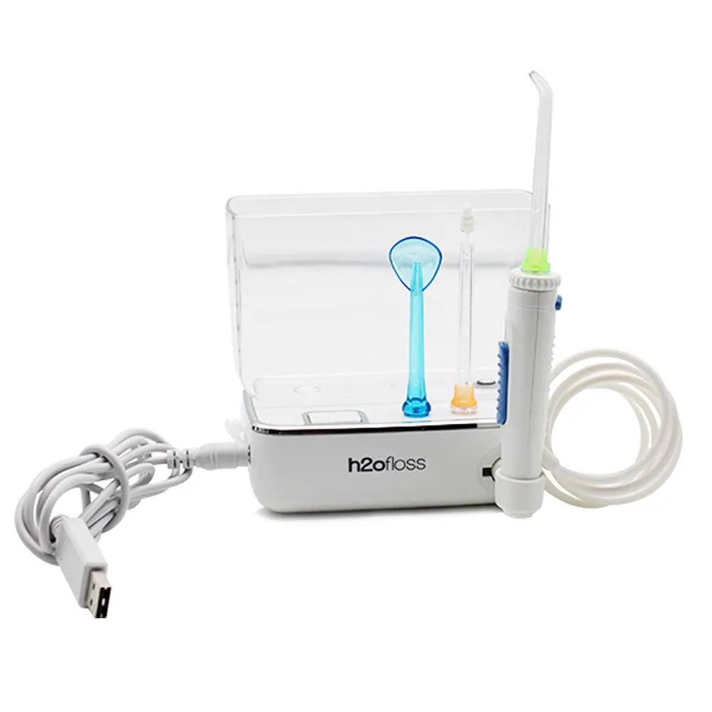 h20floss irrigador dental profesional water flosser oral irrigator teeth cleaner 400ml 3 Modes USB Rechargeable irrigator