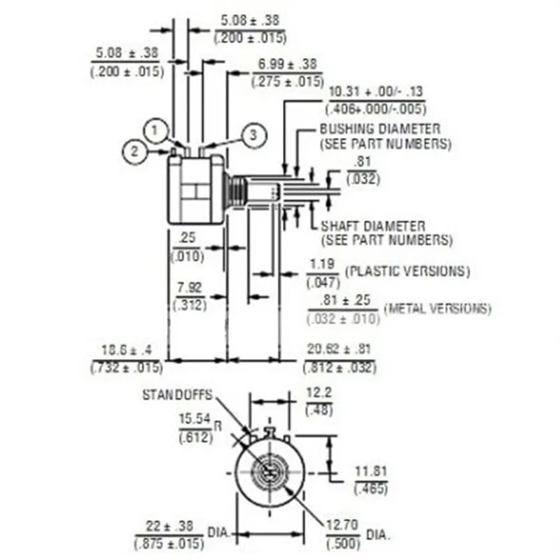 1Pcs Adjustable 10K Ohm 10 Turn Potentiometer + 2pcs Washeres + Nut + Wrench with Counting Dial Rotary Knob New
