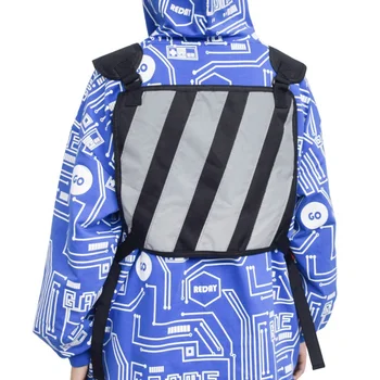 

Outdoor Sports Unisex Chest Bag Multi-function Waterproof Chest Rig Pack Streetwear Hip-Hop Mobile Phone Storage Backpack