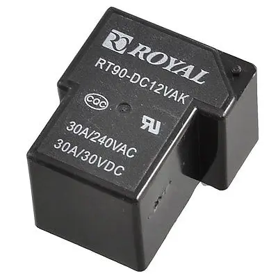 

Single Pole Double Throw 12V DC Power Relay RT90-DC12VAK Type