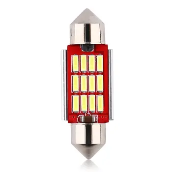 

4014-12SMD Heat Radiation Car Interior LED Lights Lamp Auto Map Roof Reading Bulbs Car Dome Light Highlight Number Plate Light