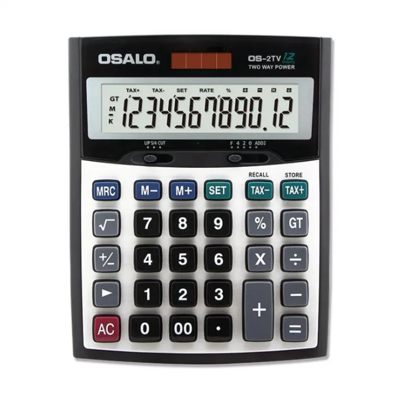 NEW OS 2TV Dual power rate calculator OSALO financial accounting computer calculators 2