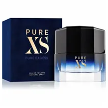 PURE XS Thick Bottom Eight Sides Flat Square 100ml Black Knight Parfume Spray