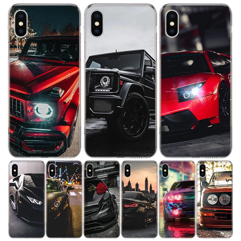 Sports Cars Male Men Cover Phone Case For Iphone 11 Pro Max 13 12 Mini 6 X 8 6s 7 Plus Xs Xr 5s Se Art Coque Cell Moblie Mobile Phone Cases Covers Aliexpress