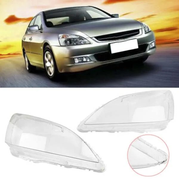 2 шт. Автомобильная прозрачная фара крышка объектива Замена головного света крышка лампы для Honda Accord 2003-2007