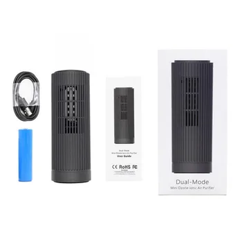 

Portable Ozone Generator Air Cleaner Ionizer For Car Kitchen Fridge Hotel Home Rechargeable Anti-Microbial