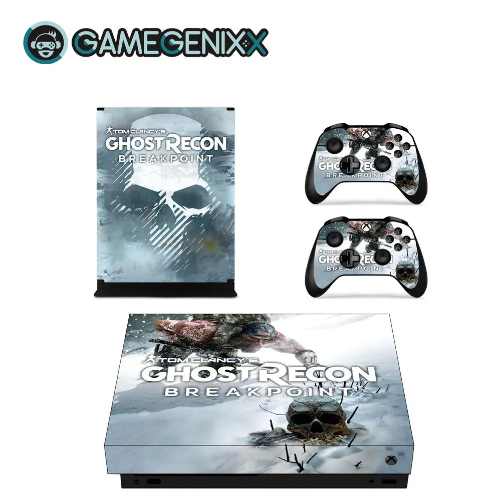 GAMEGENIXX виток винилопласта с наклейкой для консоли Xbox One X и 2 контроллера-Ghost Recon