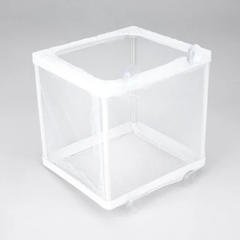 

Breeder Net Frame Isolation Larvae Fry Incubator Plastic Breeding Tank Fish Hatchery