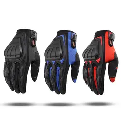 Унисекс велосипедные перчатки защита суставов мульти материал полный палец безопасности мотокросса перчатки для верховой езды