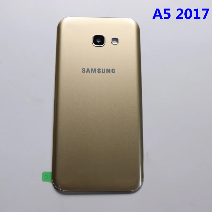 Samsung задняя Батарея крышка A320 A520 A720 для samsung Galaxy A5 A3 A7 SM-A520F SM-A320F SM-A720F сзади Стекло чехол - Цвет: A520 Gold